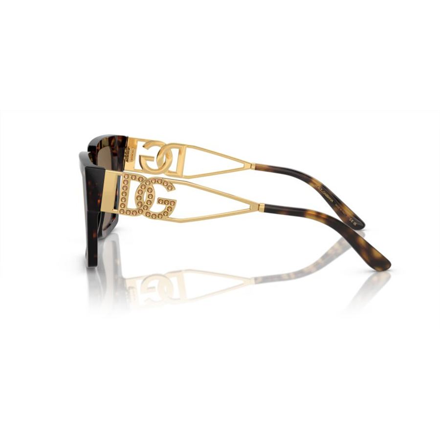Dolce&Gabbana DG 4446B 502/73 53 Kristal Detaylı Kadın Güneş Gözlüğü