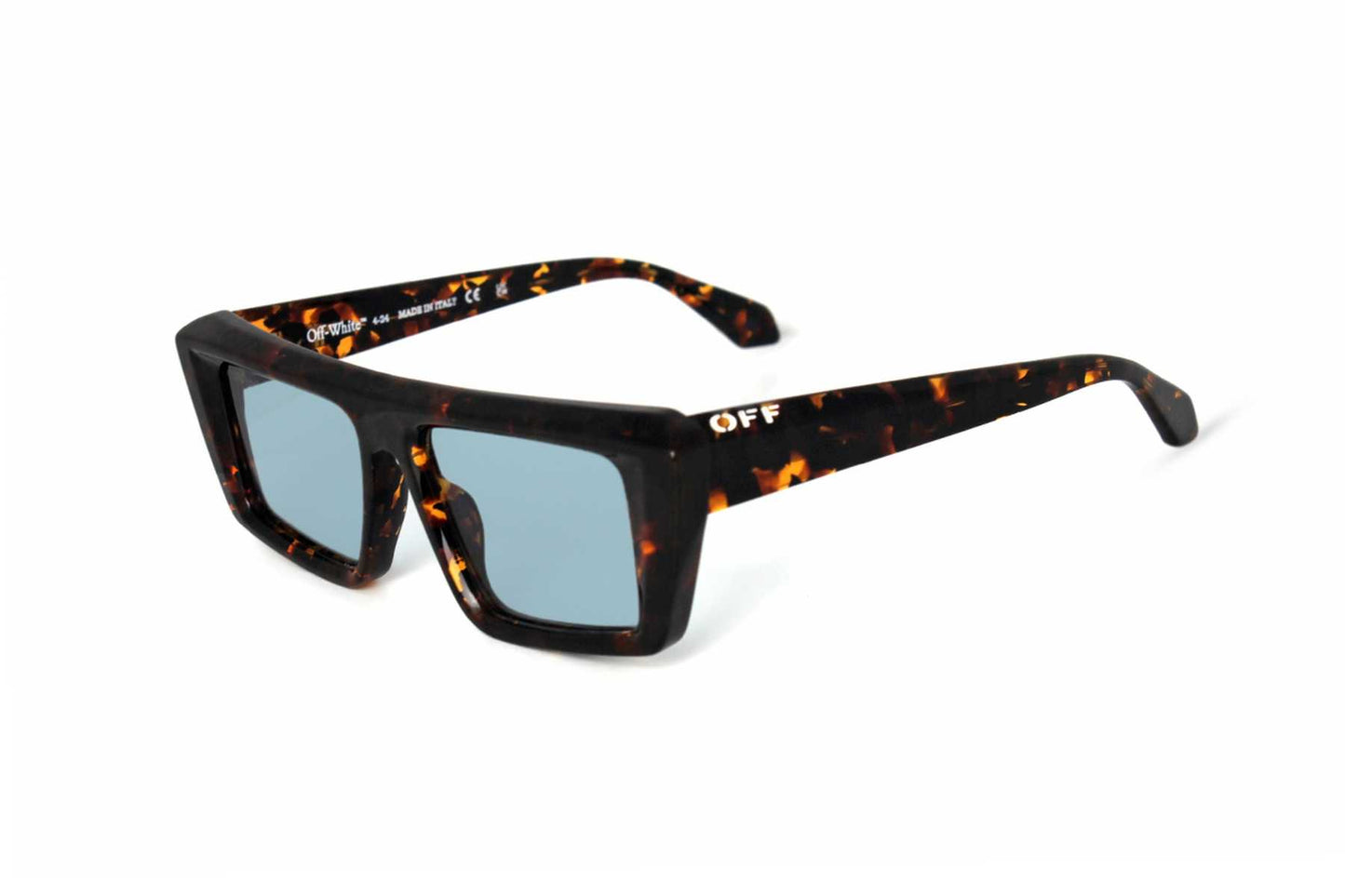 Off-White Virgil OERI002 6055 Dark Havana Güneş Gözlüğü