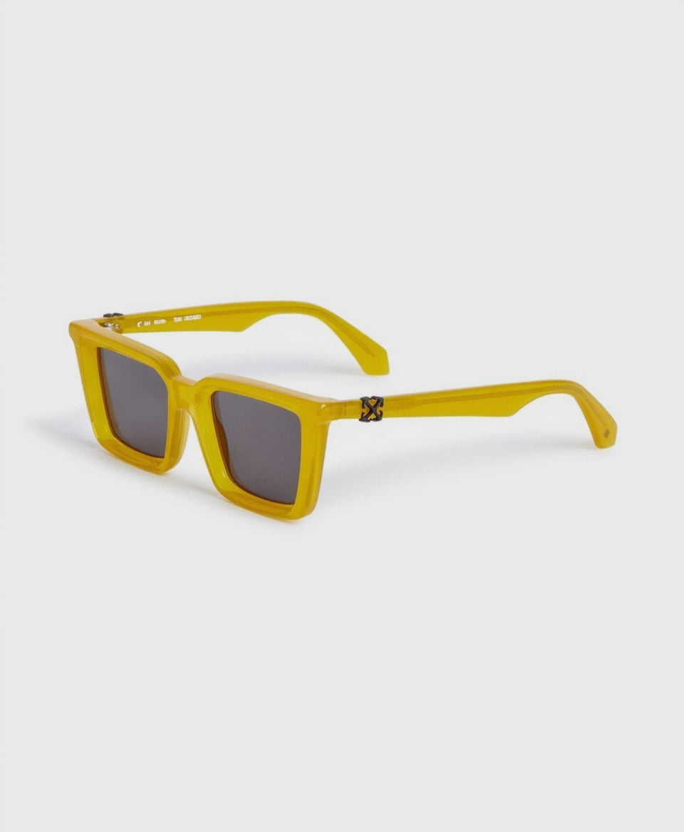 Off-White Virgil OERI002 1807 Şeffaf Sarı Güneş Gözlüğü