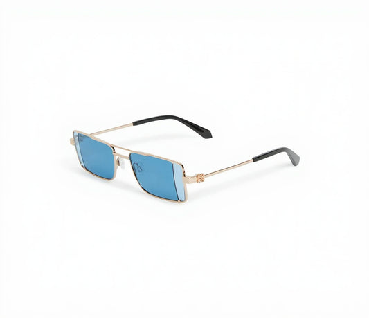 Off-White Catalina OERI14 7645 57 Altın & Mavi Çerçevesiz Güneş Gözlüğü