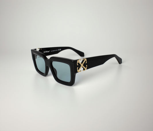 Off-White OERI14D 1007 53 Siyah & Buz Mavisi Güneş Gözlüğü